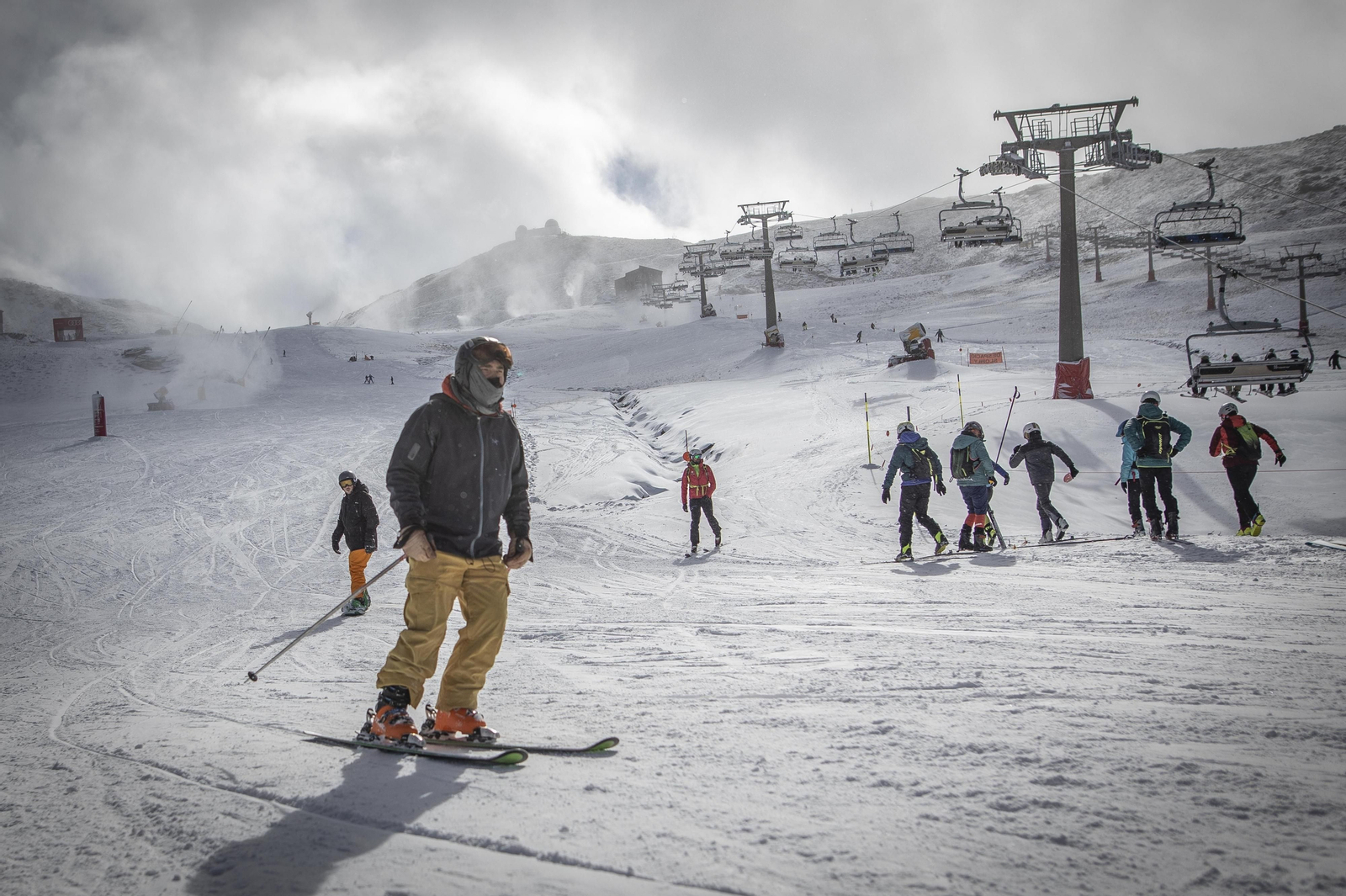 Fotos: así ha sido el inicio de la temporada de esquí en Sierra Nevada