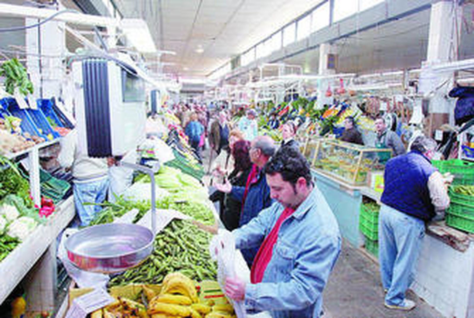 Puestos de verdura, el alimento mejor consumido por los onubenses.
