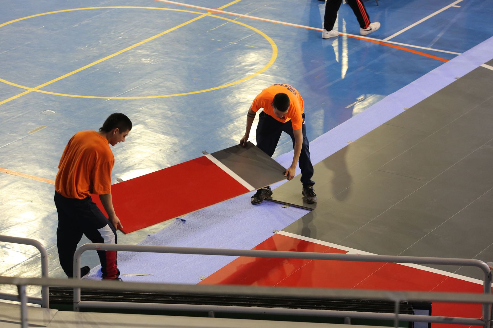 Todo preparado para la Supercopa de España de Futsal en el Palacio de deportes de Jerez