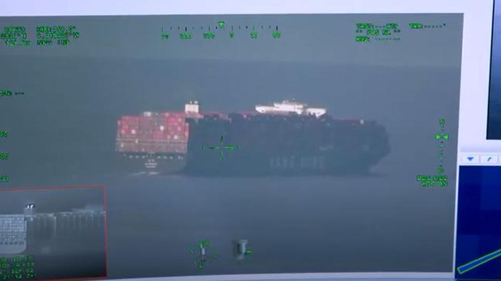 Transmisión del dron de la EMSA