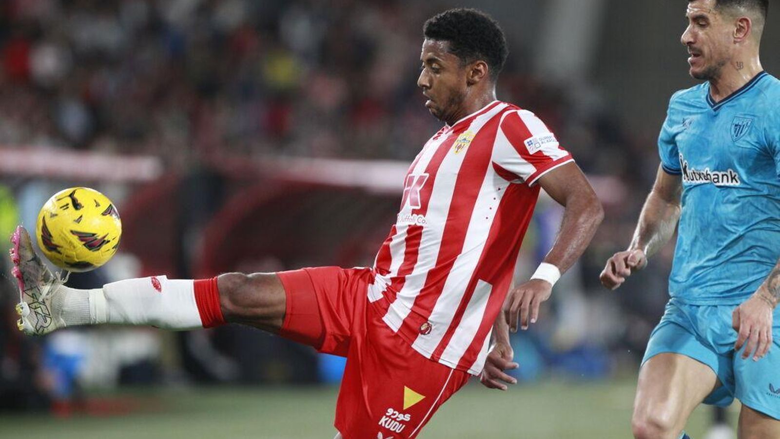 El Choco Lozano tuvo su primera titularidad ante el Athletic