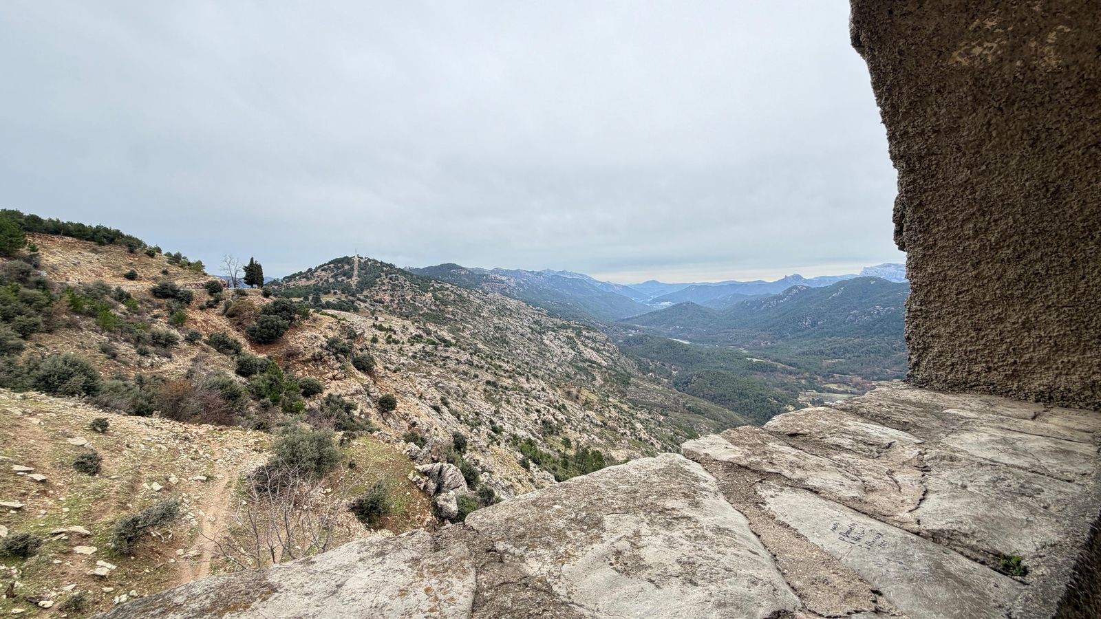 Vistas desde el mirador del Puerto de las Palomas.