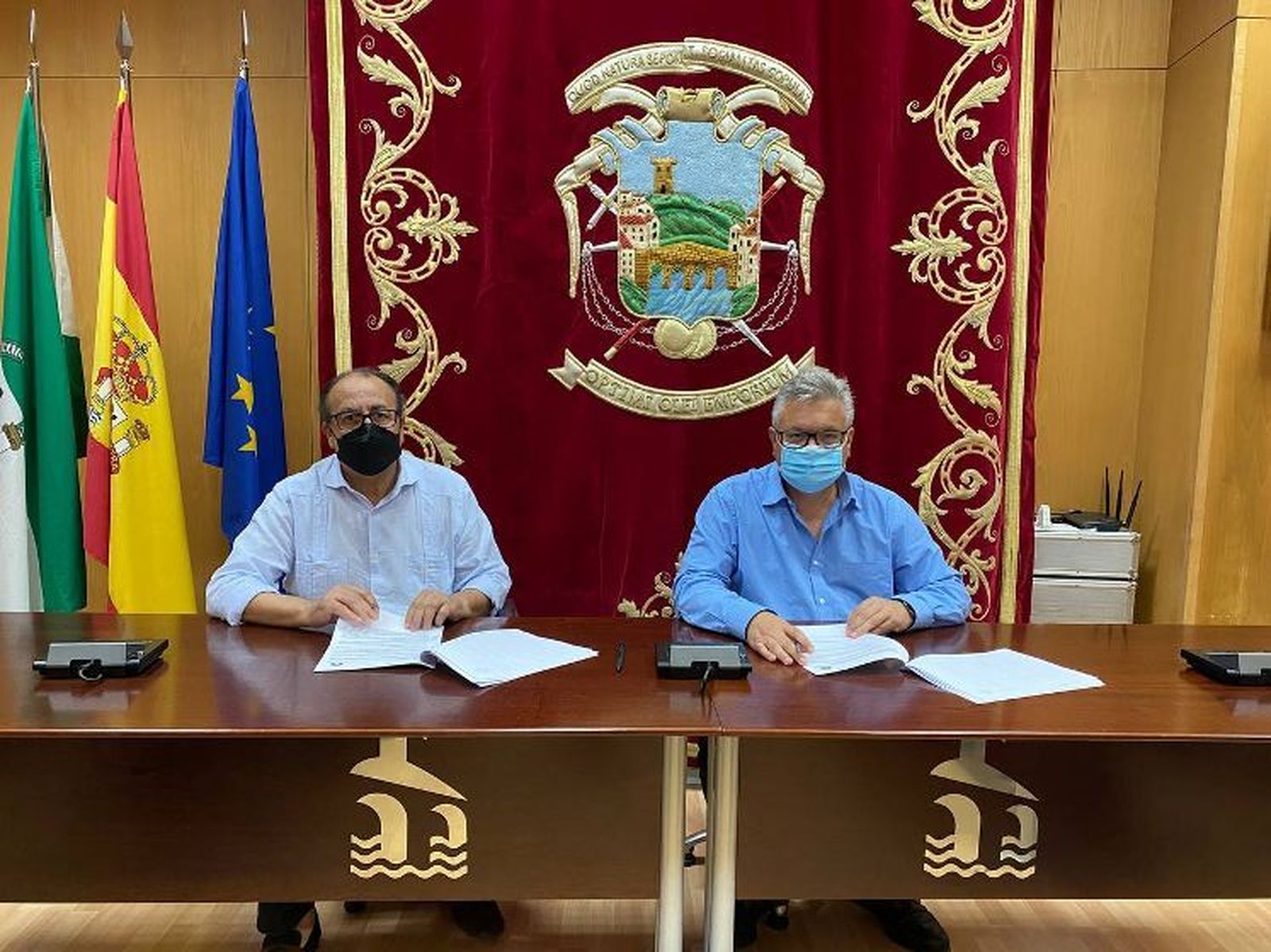 Jesús Gálvez y Esteban Morales.