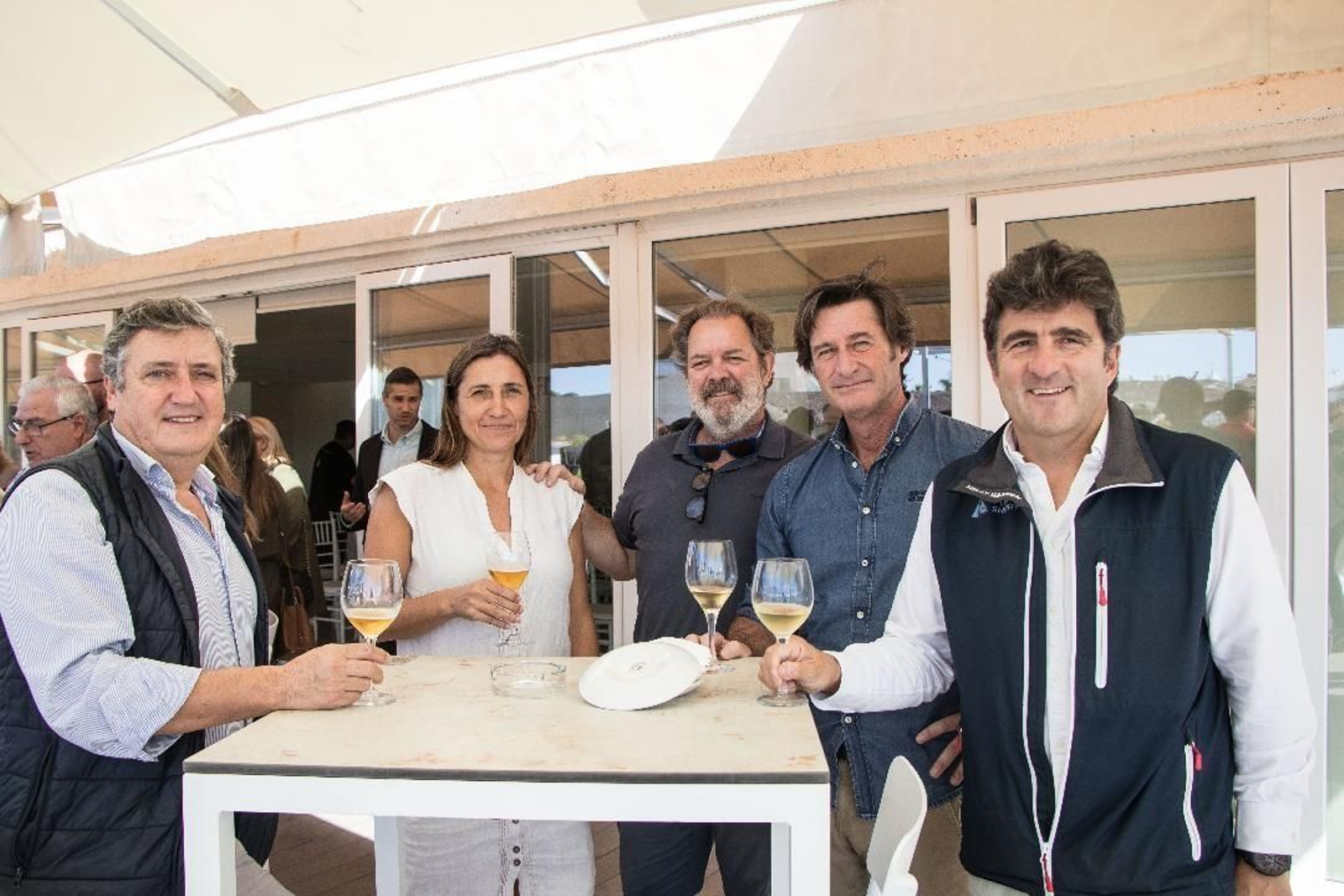 Pablo Merello, Mariluz Rivero, Federico Ferrer, Guillermo Silóniz y Nicolás Figueroa, durante la presentación.