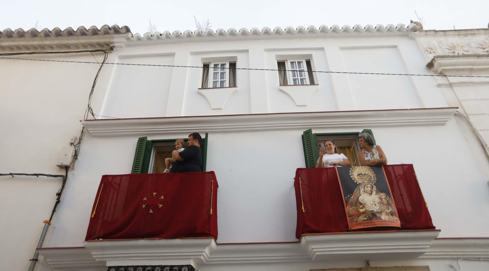 Las fotos de la procesión de Santa María Coronada en San Roque