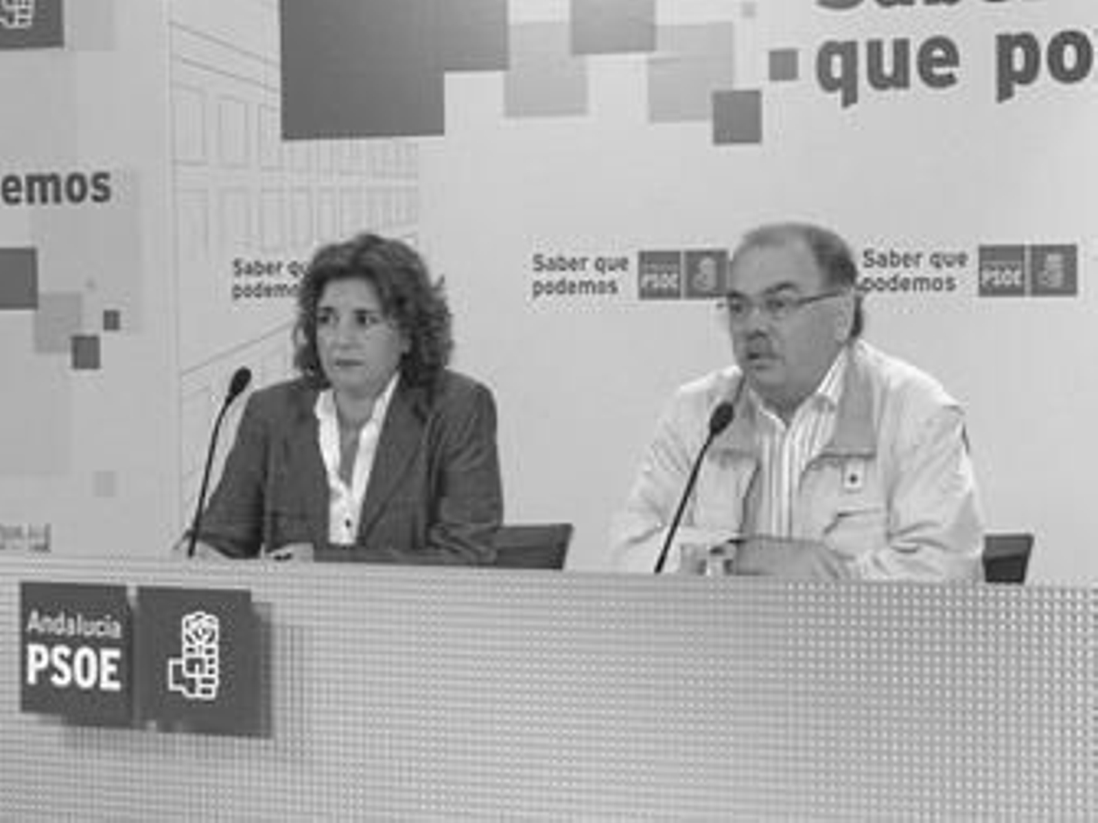 Mercedes González y Pedro Clavero denuncia el caso del diputado del PP.