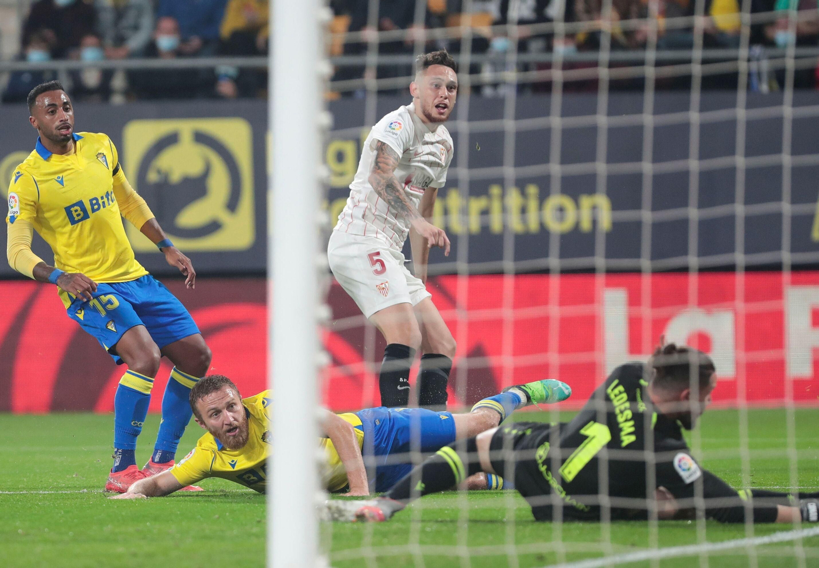 Las imágenes del Cádiz-Sevilla de LaLiga