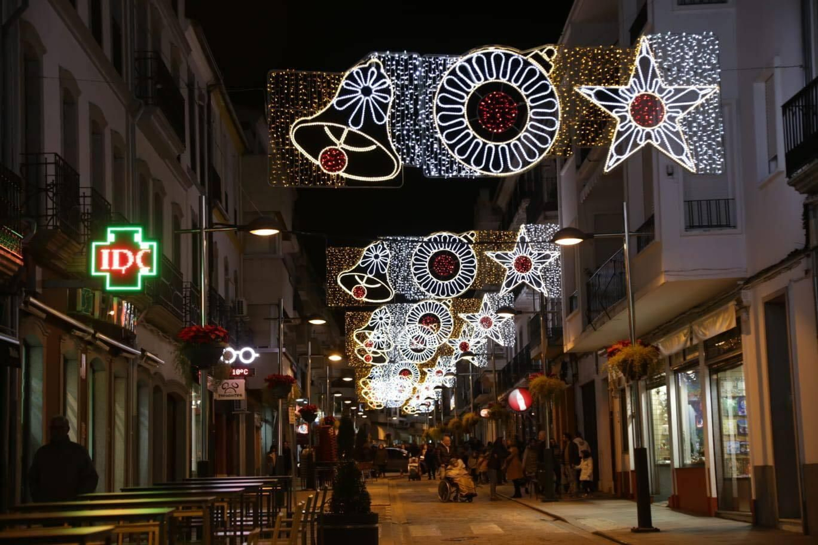 Un recorrido en fotografías por las luces de Navidad de Pozoblanco