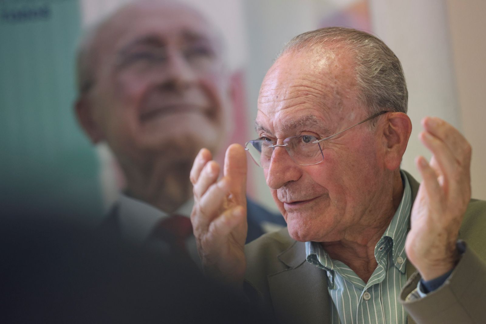 Francisco de la Torre, durante una entrevista.