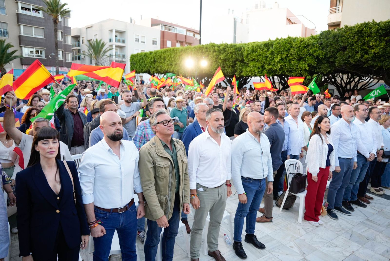 Las imágenes del acto público de Vox con Santiago Abascal en El Ejido