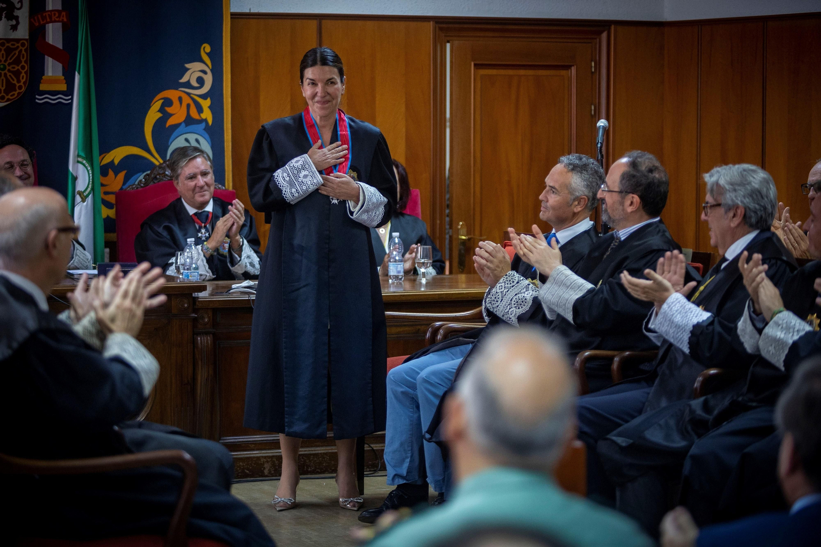 Imposición de la Cruz de la Orden de San Raimundo de Peñafort a Lorena Montero