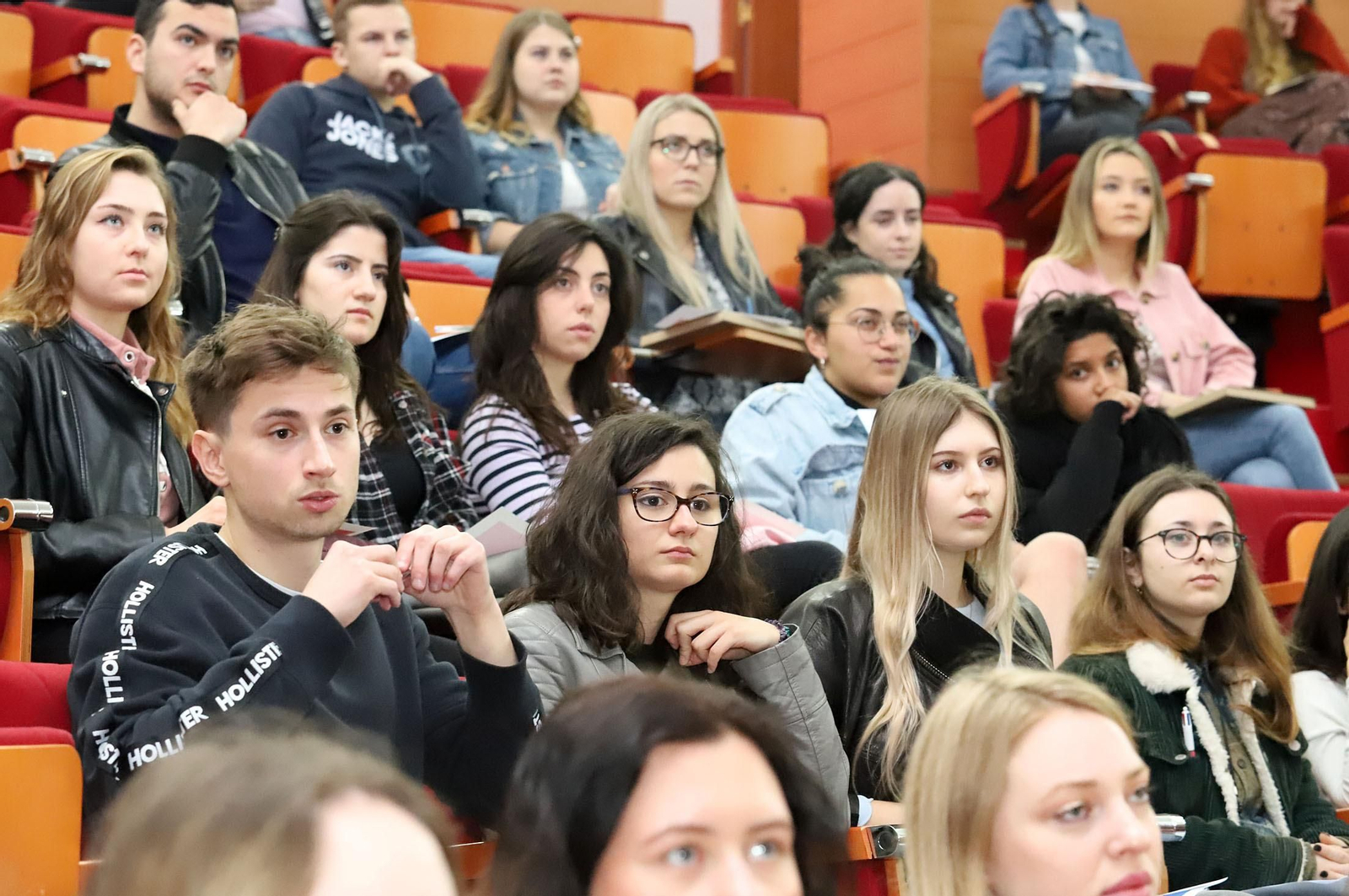 Imágenes de la llegada de erasmus a la Universidad de Huelva