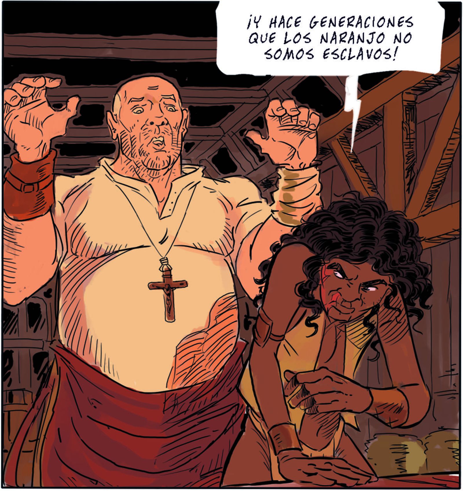 Algunos protagonistas del álbum.