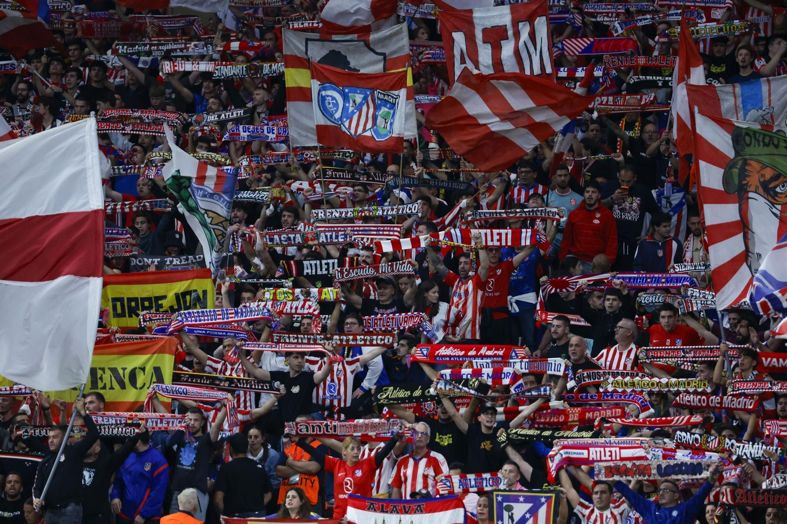 Las fotos del Atlético de Madrid-Eintracht