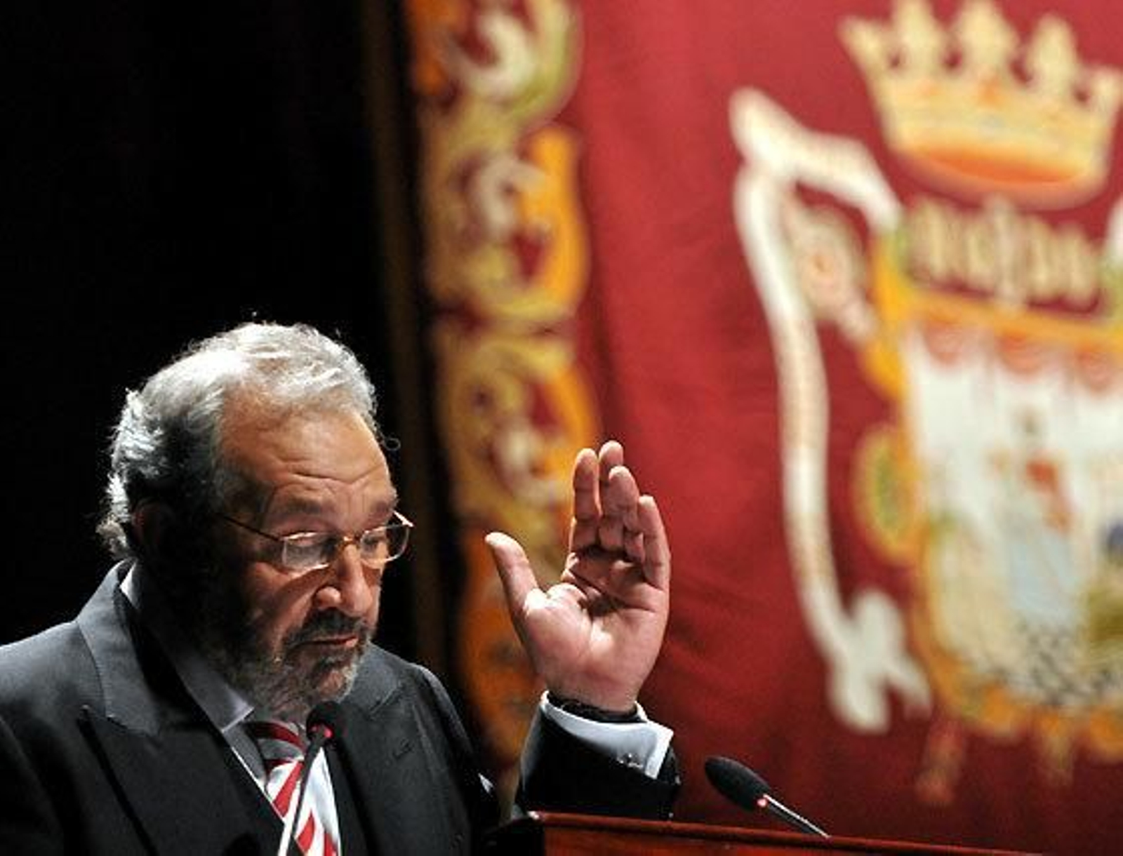 Antonio García Barbeito, durante el Pregón.  Foto: Manuel Gómez
