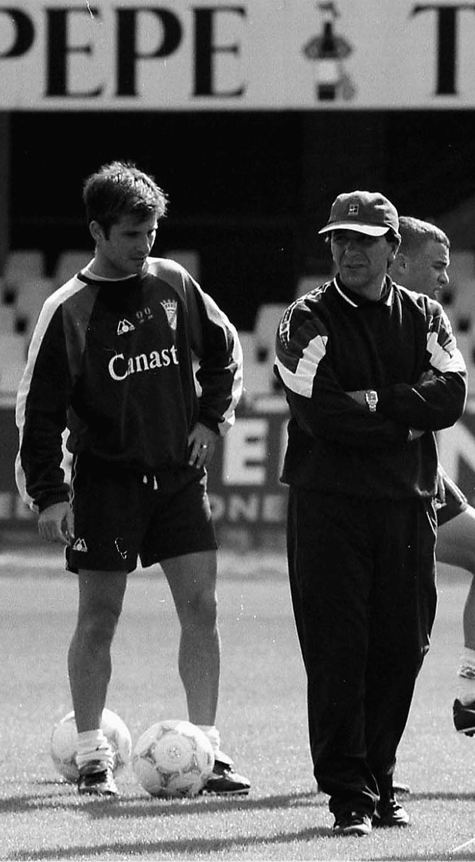 Nene y Mendoza, en Chapín en la temporada 99/00.