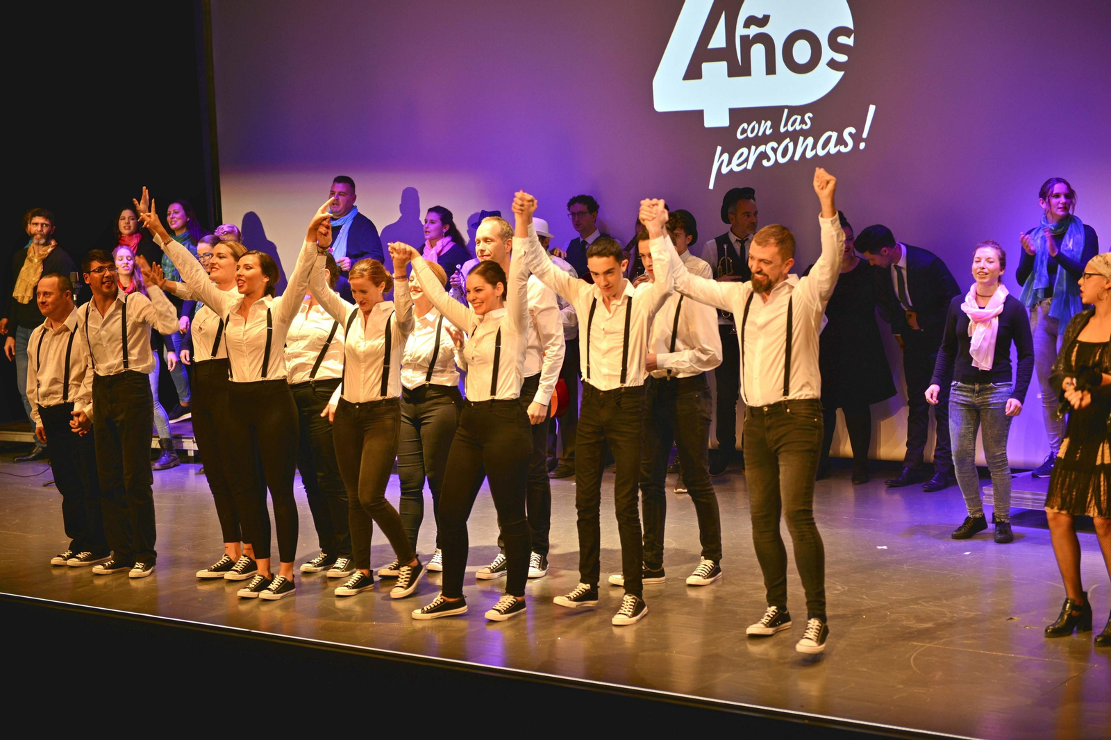 Acto del Día Internacional de las Personas con Discapacidad de la Asociación Paz y Bien, en Caixafórum en 2019.