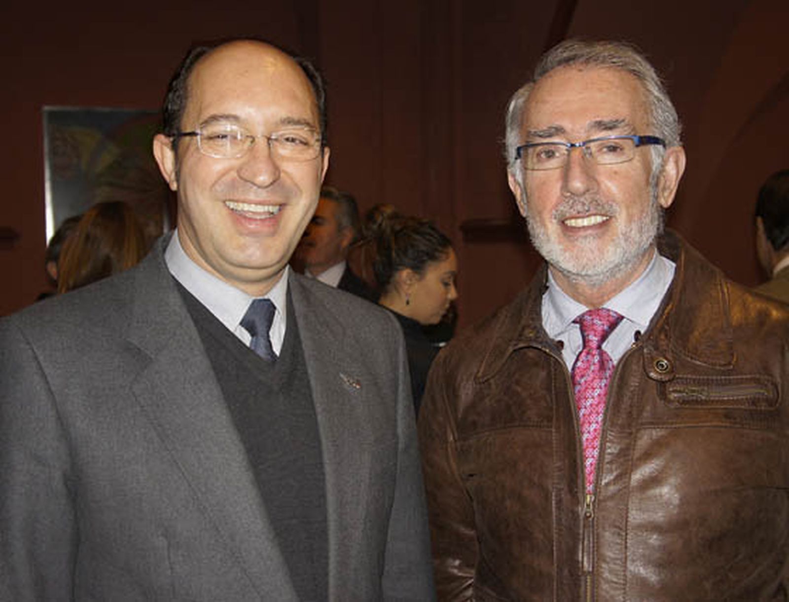 Manuel Macías, director de Sevilla Congress & Convention Bureau, y Juan Moreno, presidente de Inés Rosales.

Foto: Victoria Ramírez