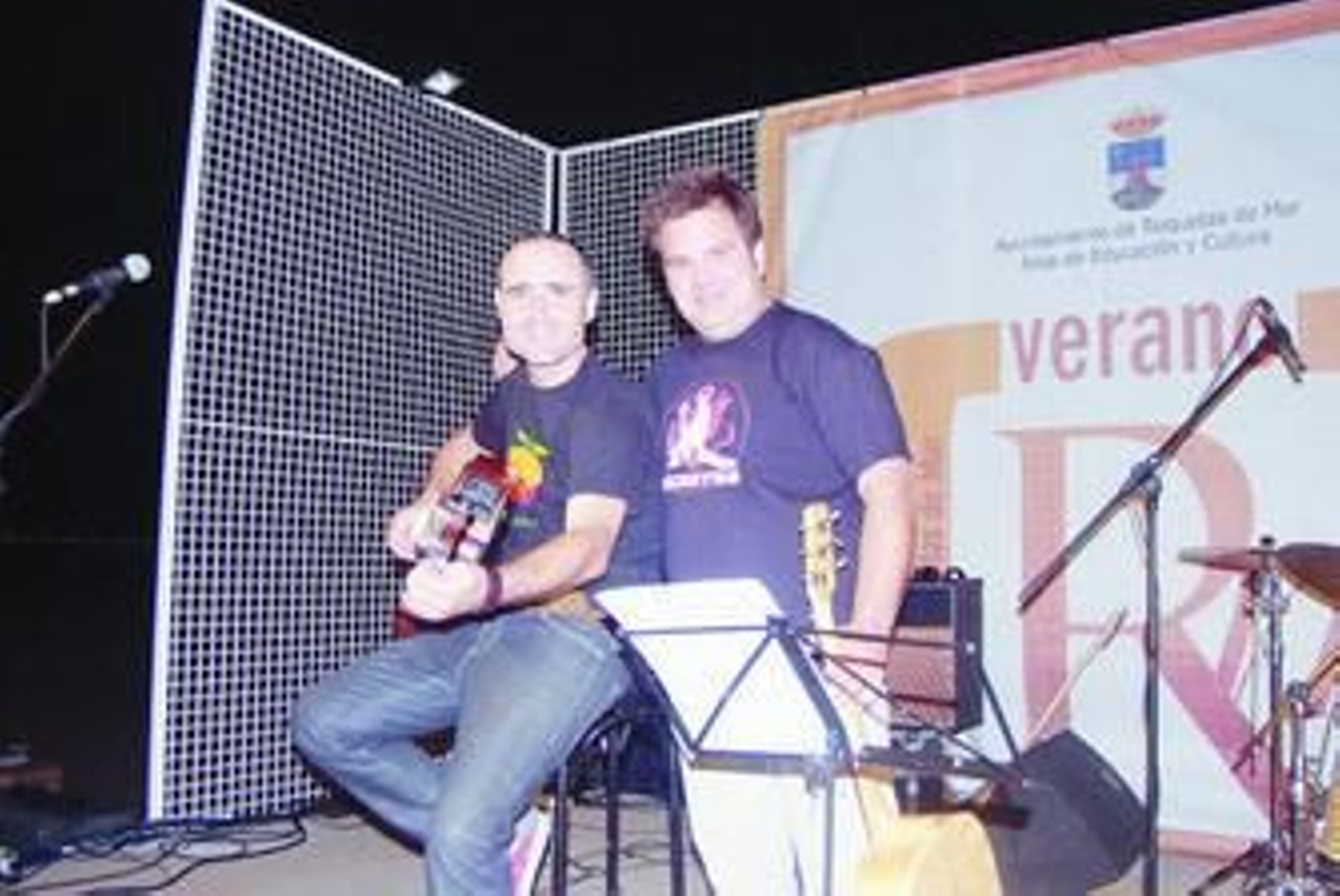 Dioni Ortiz junto a Quique Ballester.