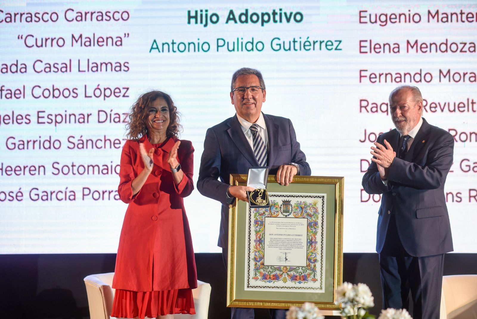 La entrega de las Medallas de la Provincia de Sevilla, en imágenes