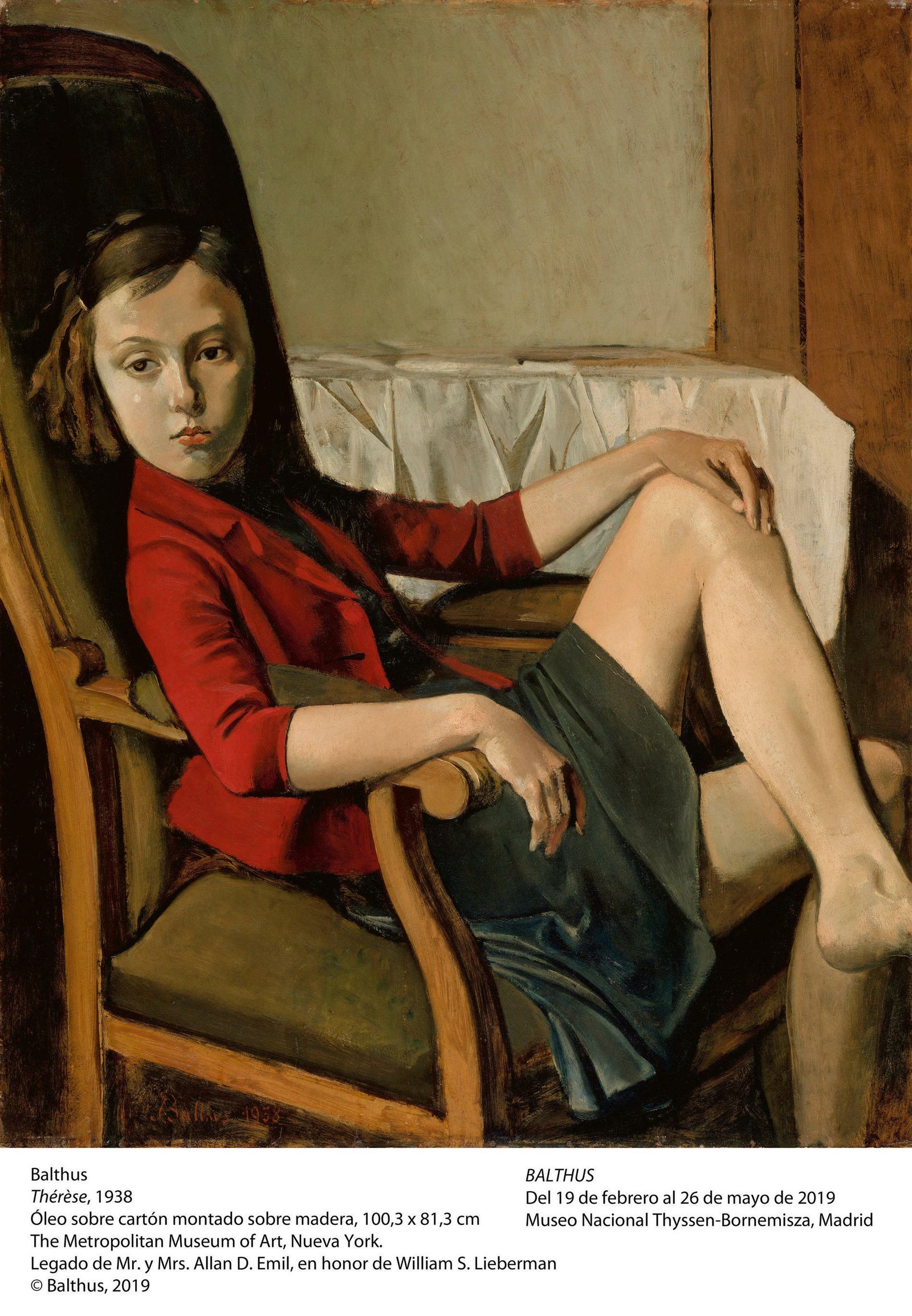 Vista parcial de 'Thérèse', una de las obras más representativas del artista.