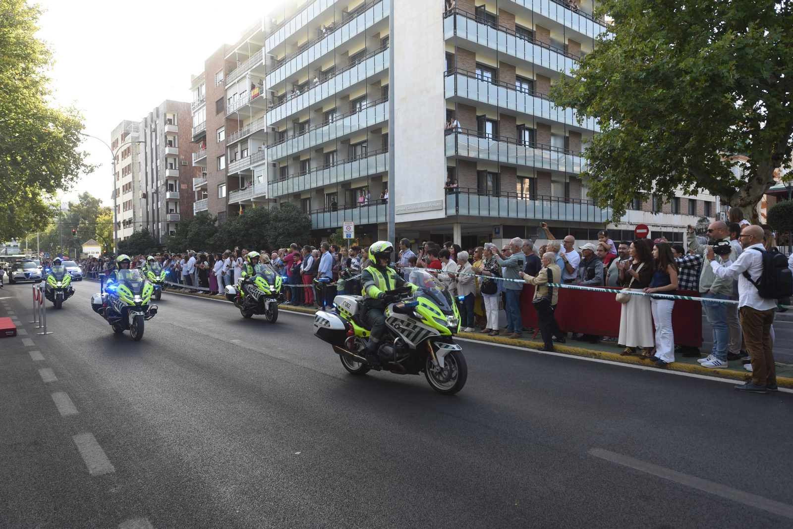 El desfile de la Guardia Civil de Córdoba por el día de la Virgen del Pilar