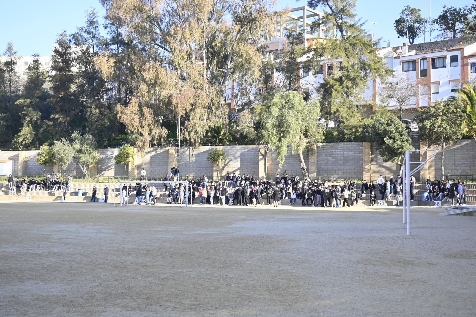 Imágenes del simulacro de incendio en el Funcadia