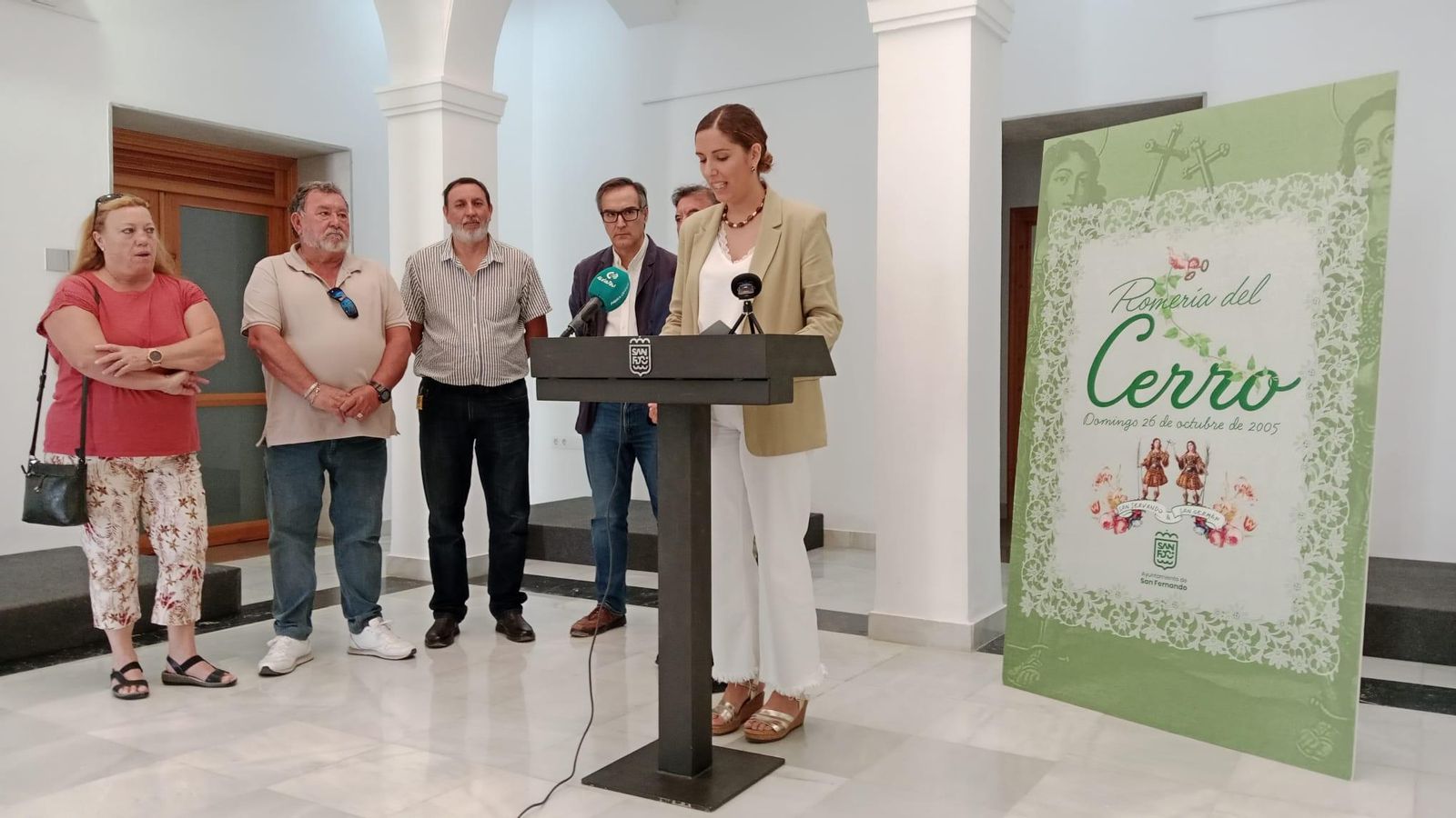 Presentación del cartel y de los actos de la Romería del Cerro en San Fernando