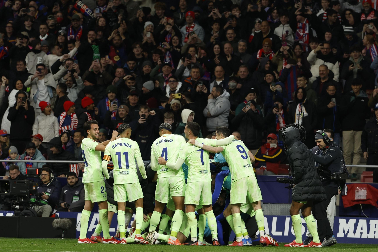 Las fotos de la remontada en el Atlético - Barcelona