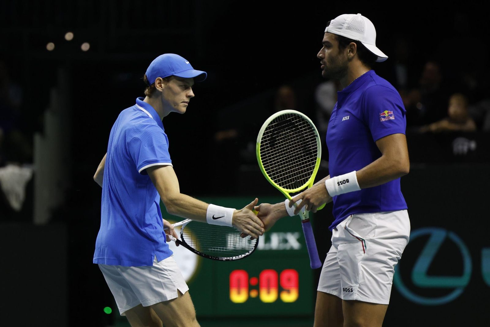El doble Italia-Argentina, en fotos