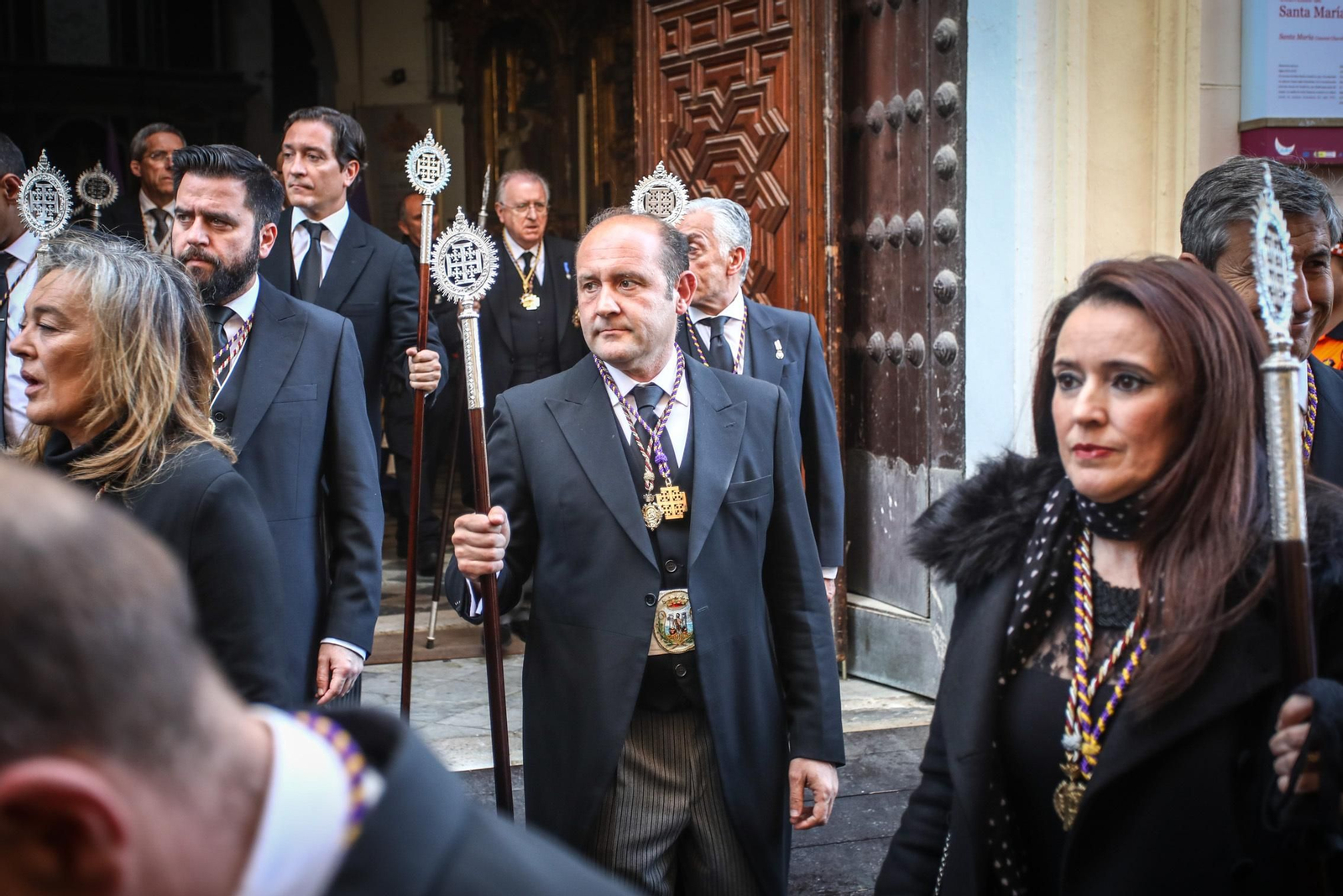 Salida procesional de la hermandad del Nazareno