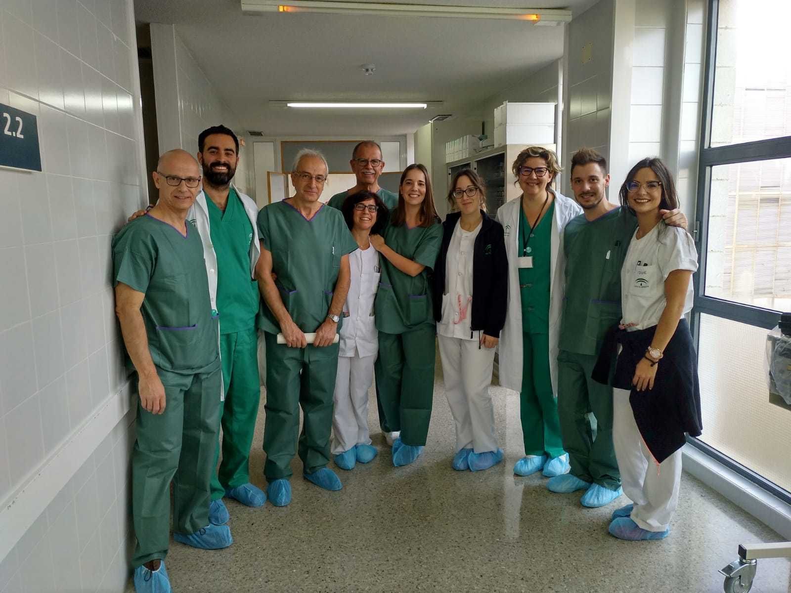 Profesionales involucrados en la nueva terapia.