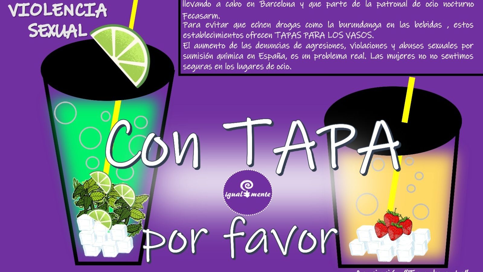 El cartel de la campaña.