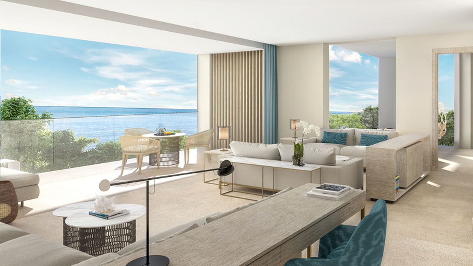 Infografía de una de las habitaciones del próximo hotel Ikos de Estepona