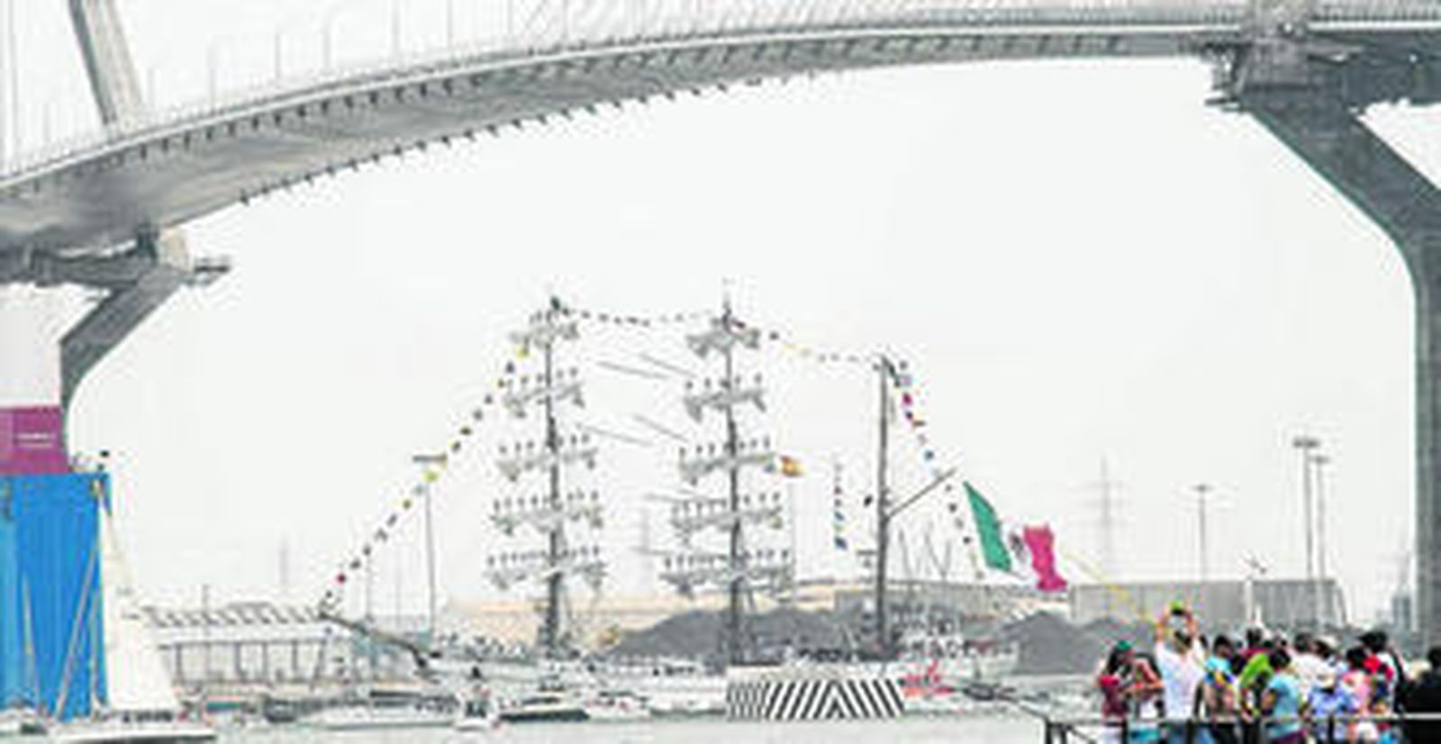 Los propulsores en los que iban escondidos los jóvenes.