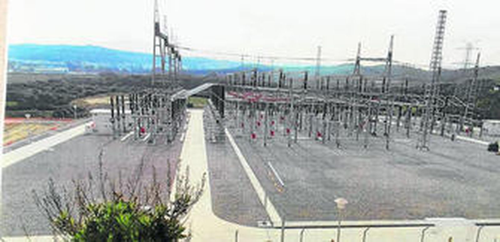 Subestación de El Cañuelo, que entrará en servicio para atender la demanda del puerto de Algeciras.