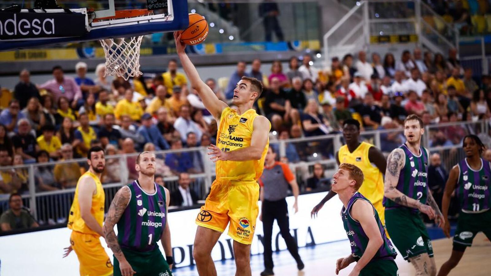 El Gran Canaria-Unicaja, en fotos