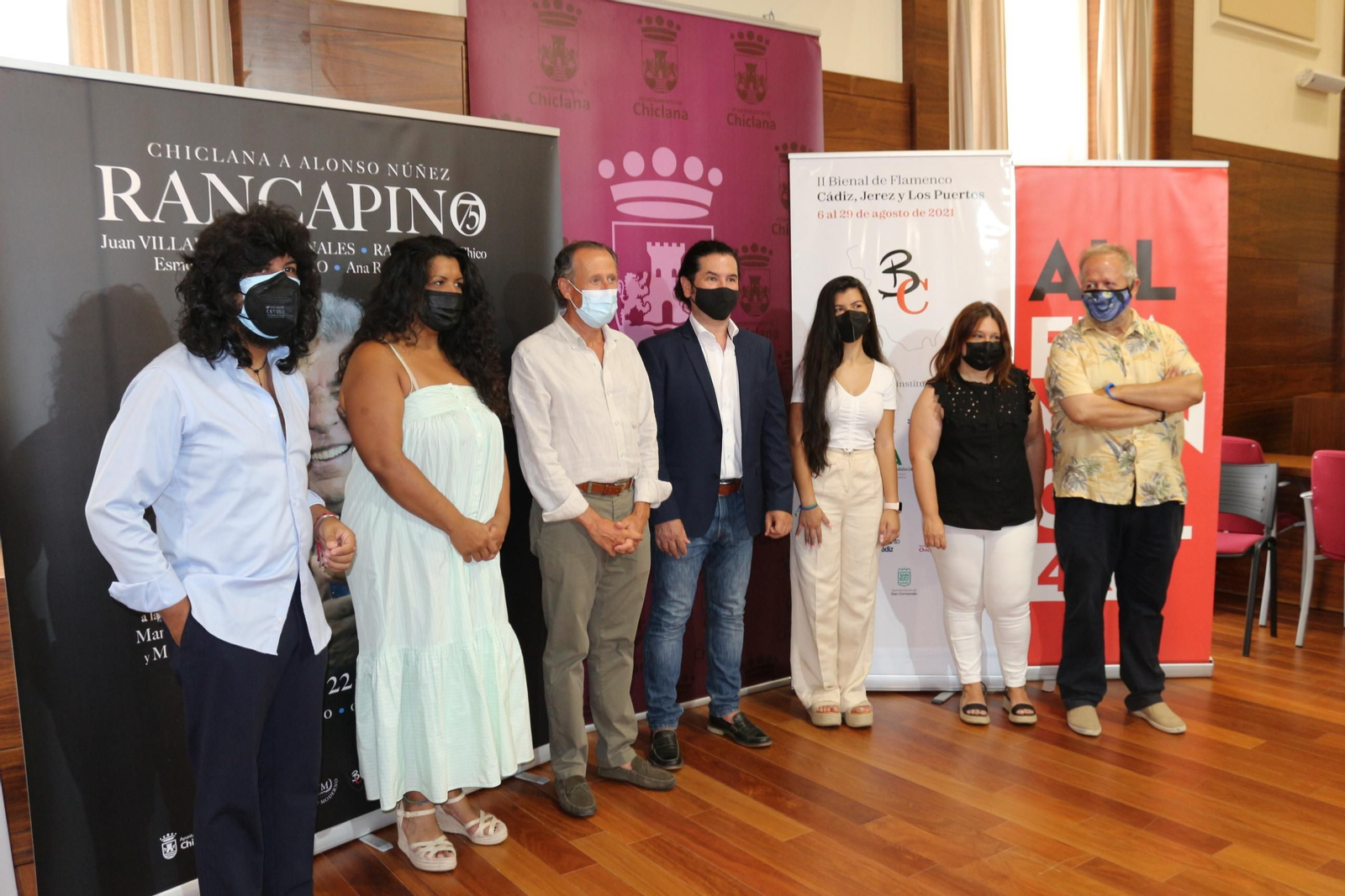 Presentación este miércoles del espectáculo 'Rancapino 75'.