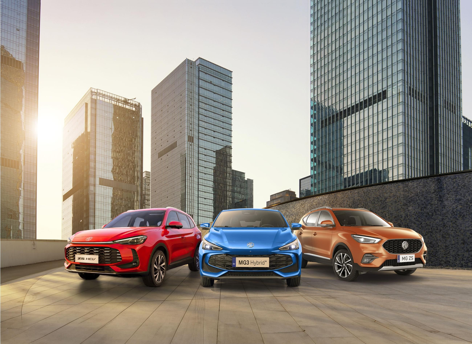 Conjunto de coches MG.