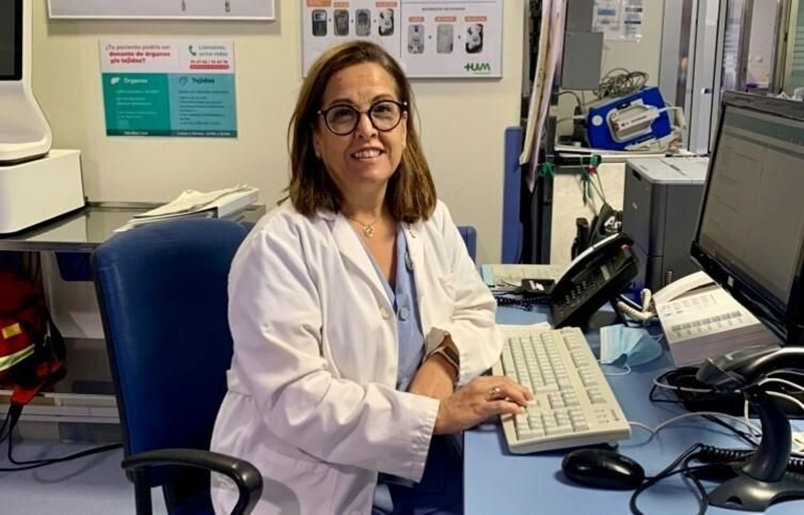 La doctora Ascensión González, especialista en Medicina Intensiva.