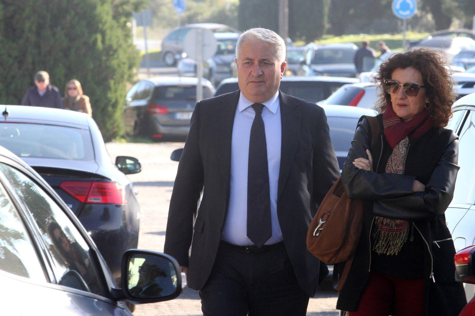 Condolencias a la familia García Palacios durante la mañana en el tanatorio, en imágenes