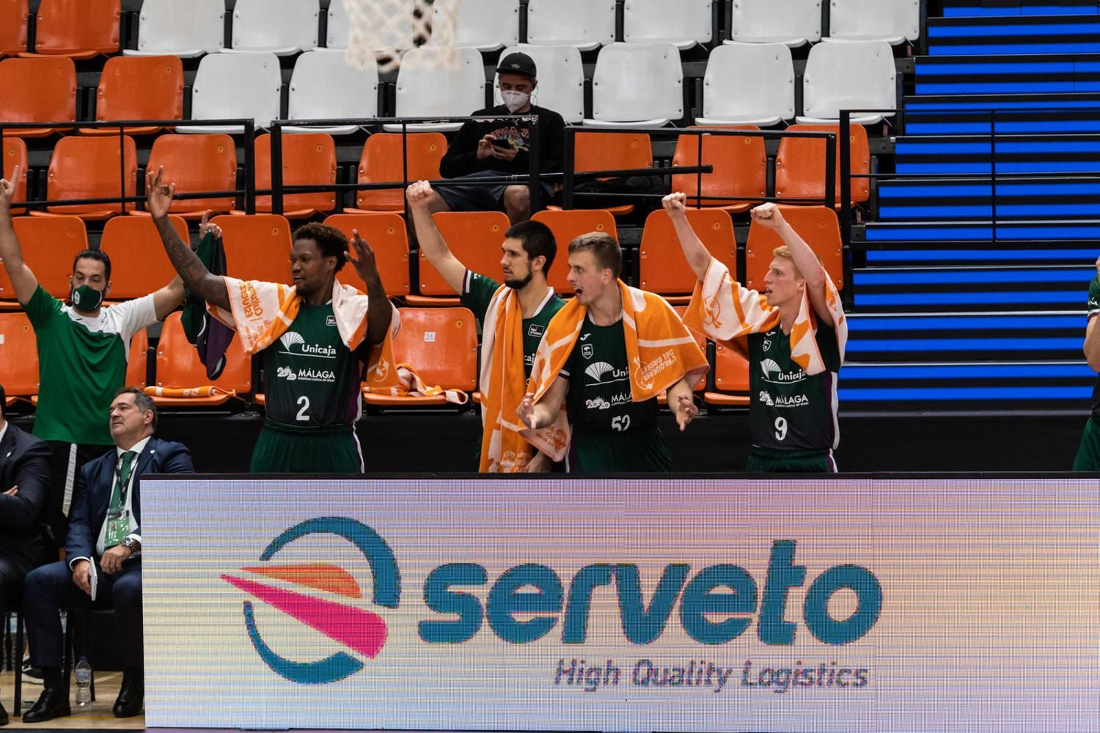 Las fotos del Unicaja-Barcelona