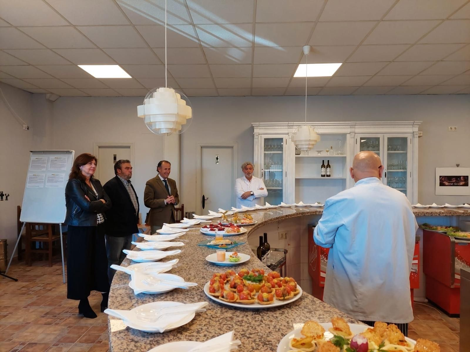 Una imagen de la visita al Centro de Estudios Sócrates.