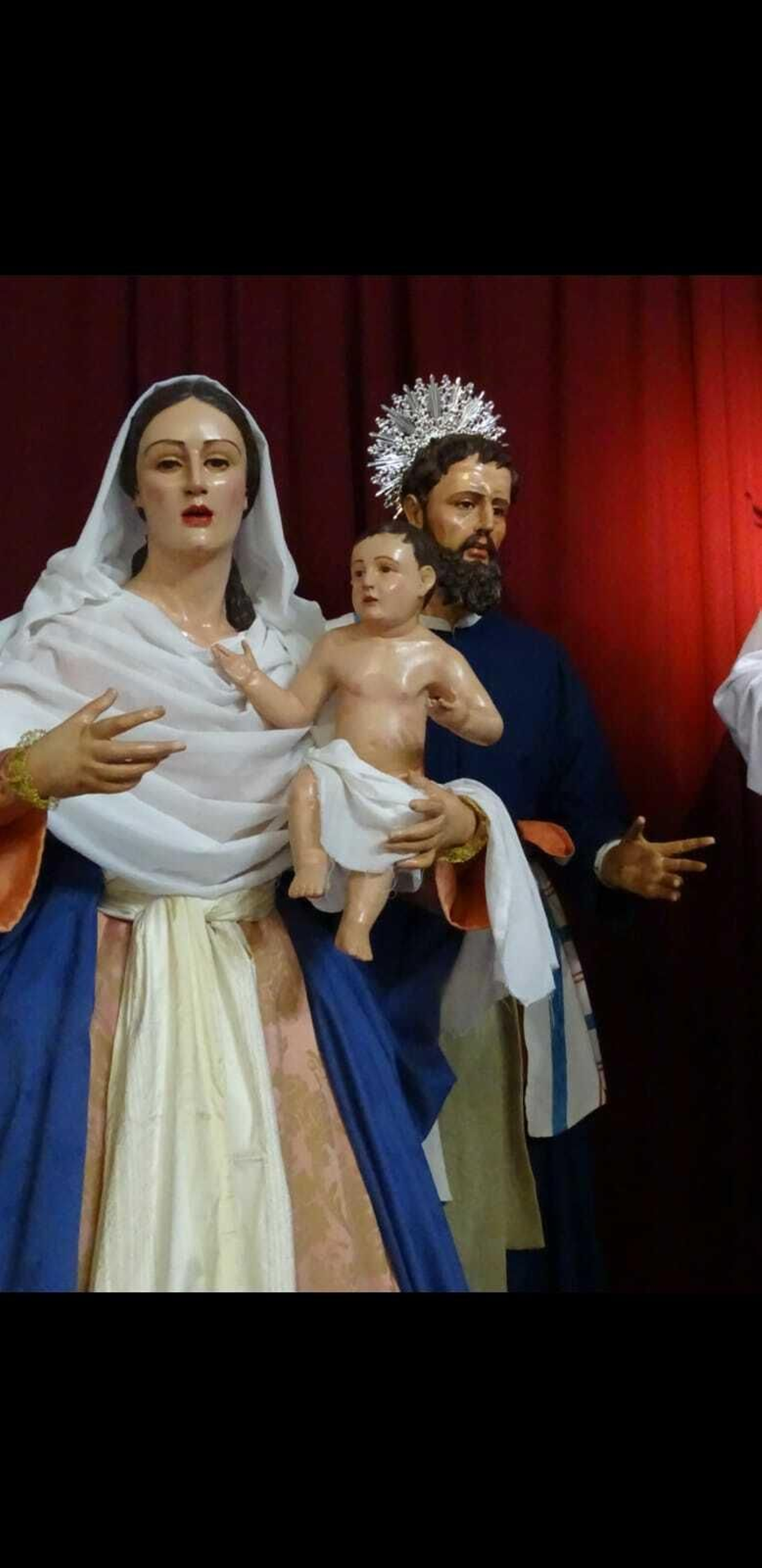 Mujer hebrea con el niño y Santiago Apóstol