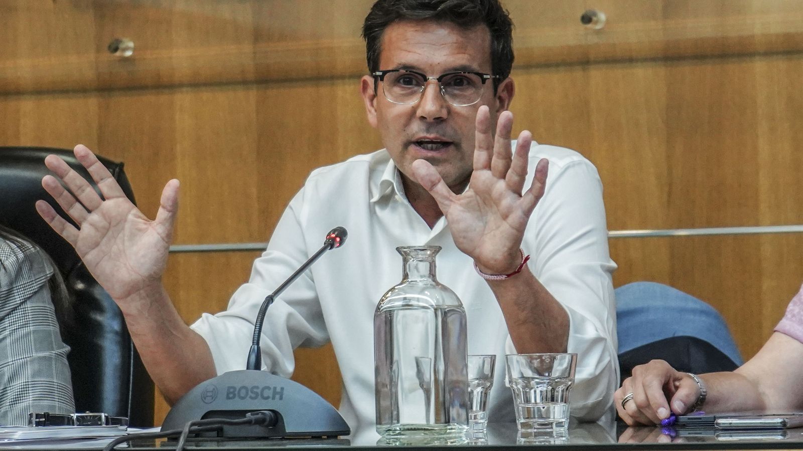 Paco Cuenca durante el debate.