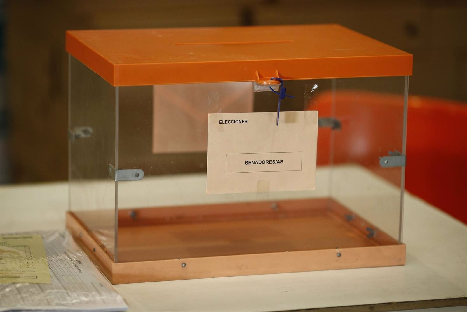 Urna de votación.