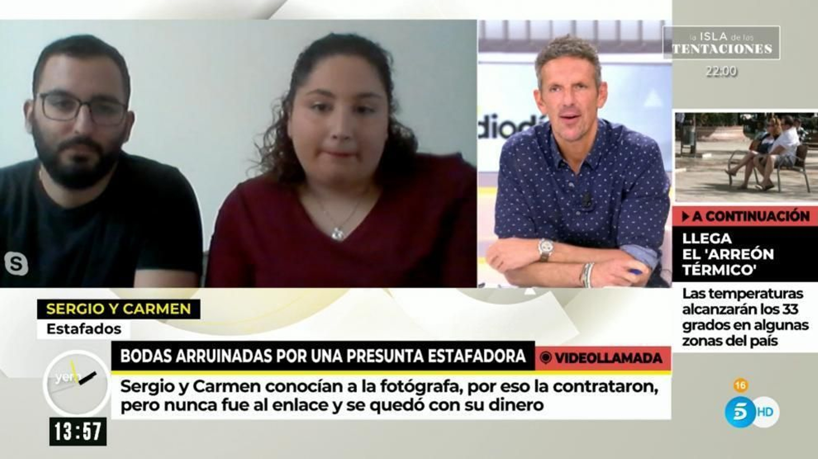 Captura del programa 'Ya es Mediodía'