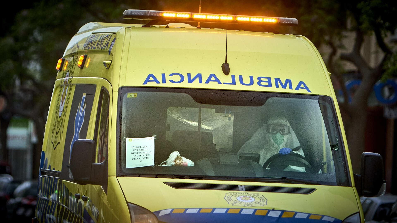 Una ambulancia específica para traslados de enfermos de Covid-19