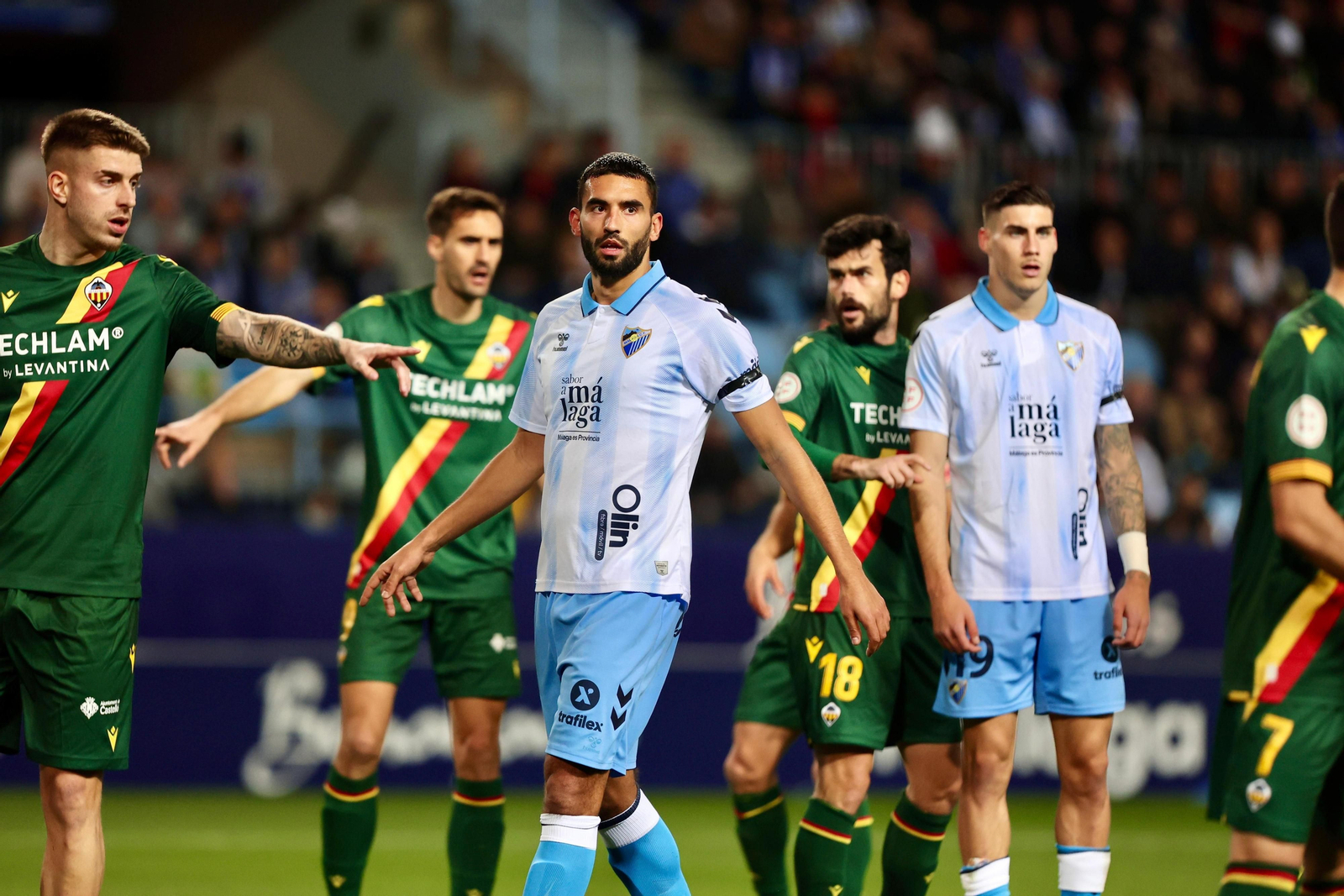 El Málaga CF - Castellón, en fotos