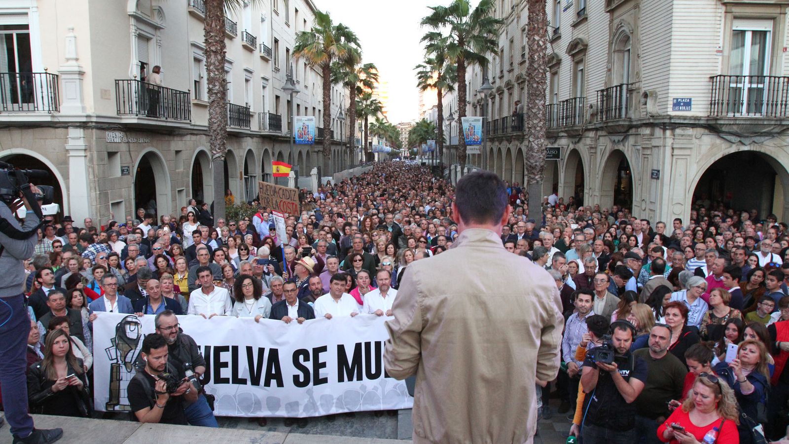 Lectura del manifiesto de la manifestación del 15M.